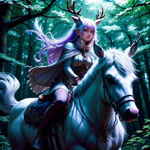 She Who Rides the Stag