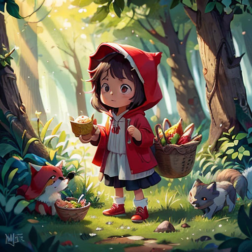Little Red Riding Hood and Her Grandma's Fairytale