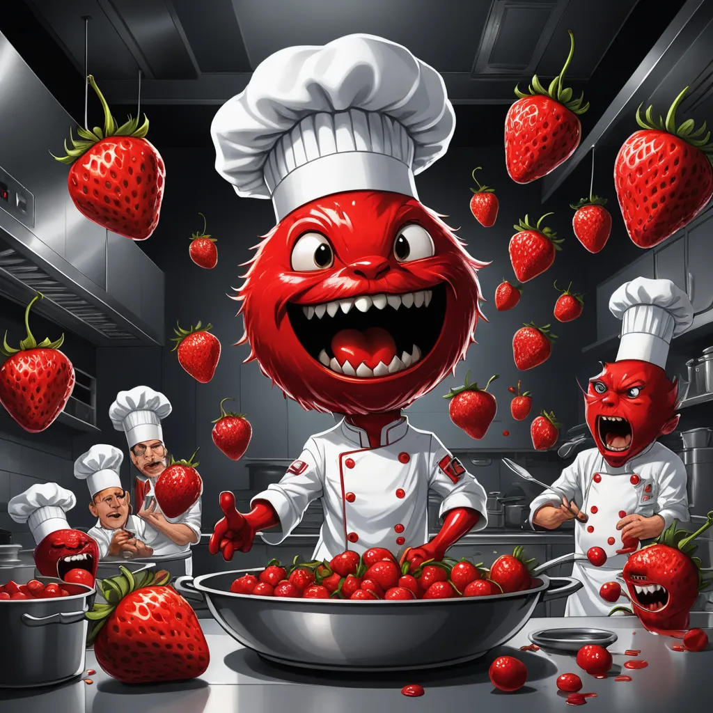 The Strawberry And aple Battle...