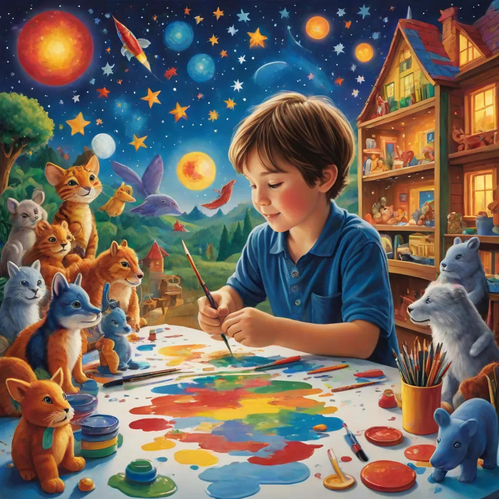 Tommy and the Magical Paintbrush