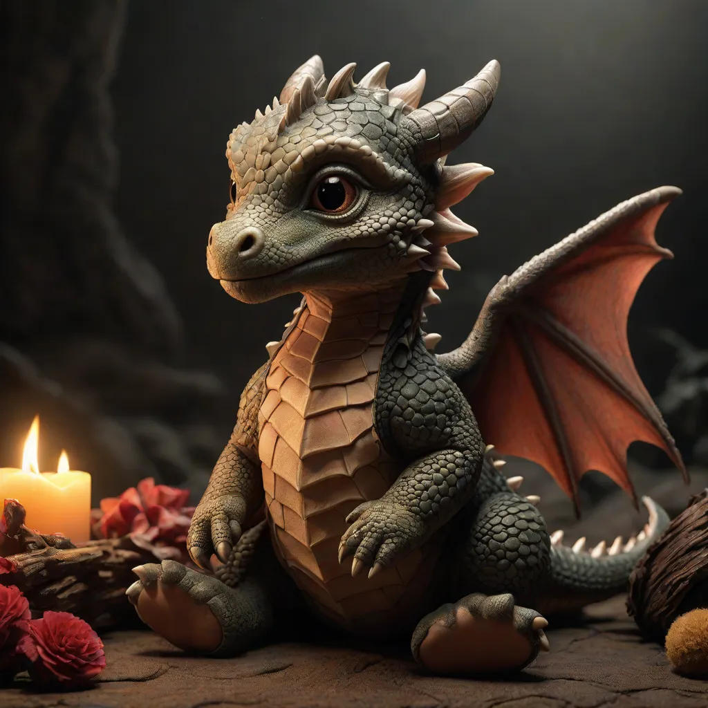 The Little Baby Night Dragon
