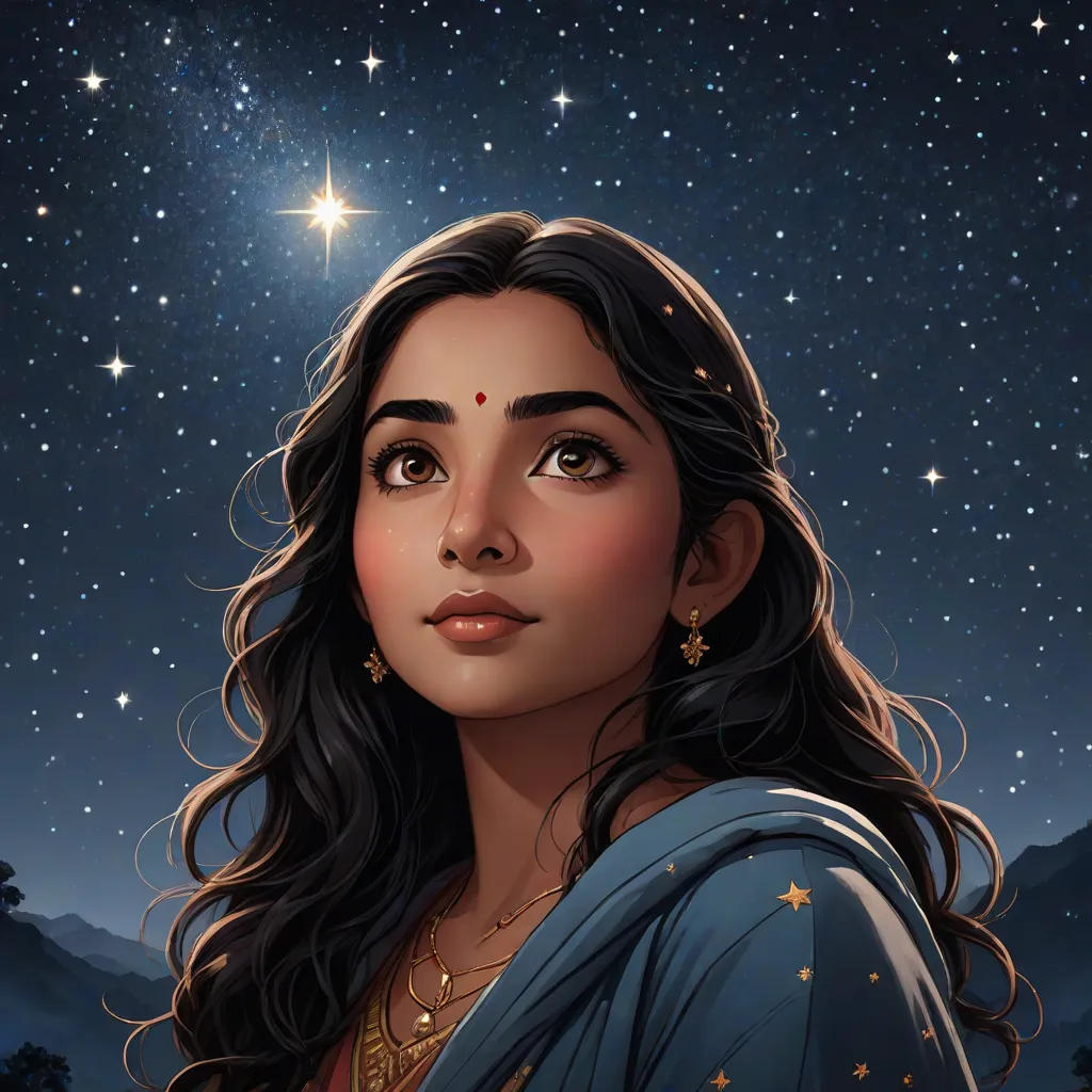 The Lost Star and the Brave Little Girl