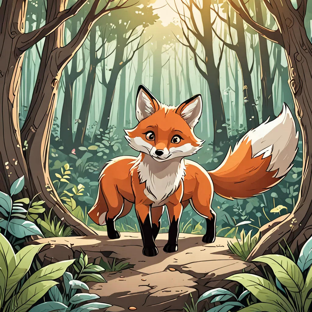 The Curious Fox's Enchanted Adventure