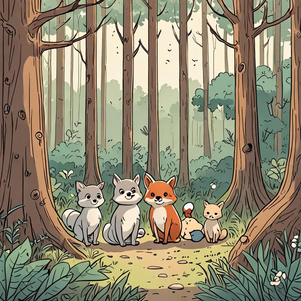 Milo, Luna, and Sammy: The Forest Friends