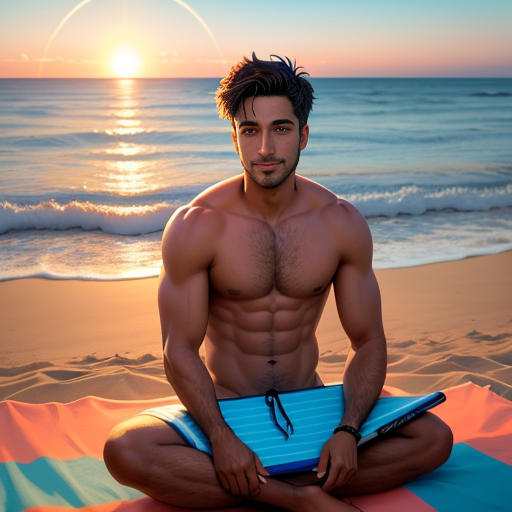Two Men on a Beach