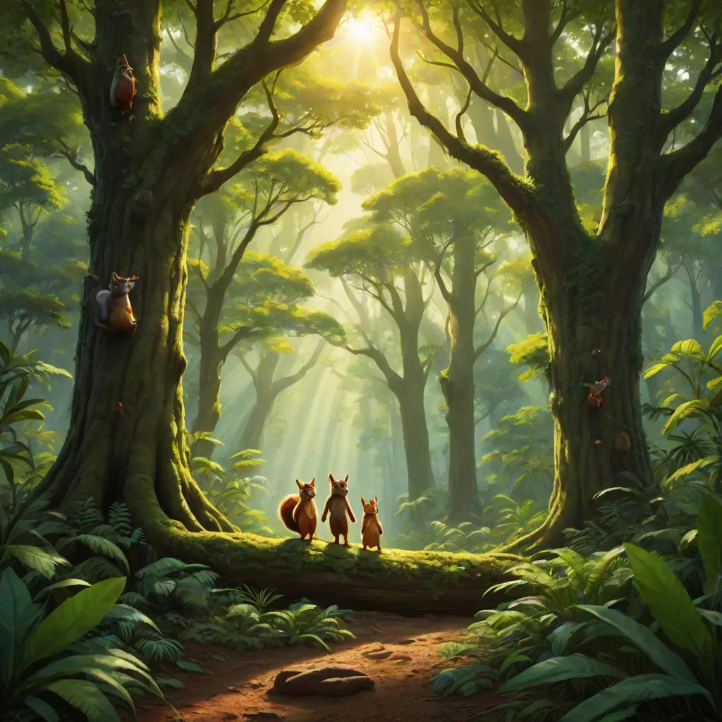 The Adventure in the Mysterious Forest
