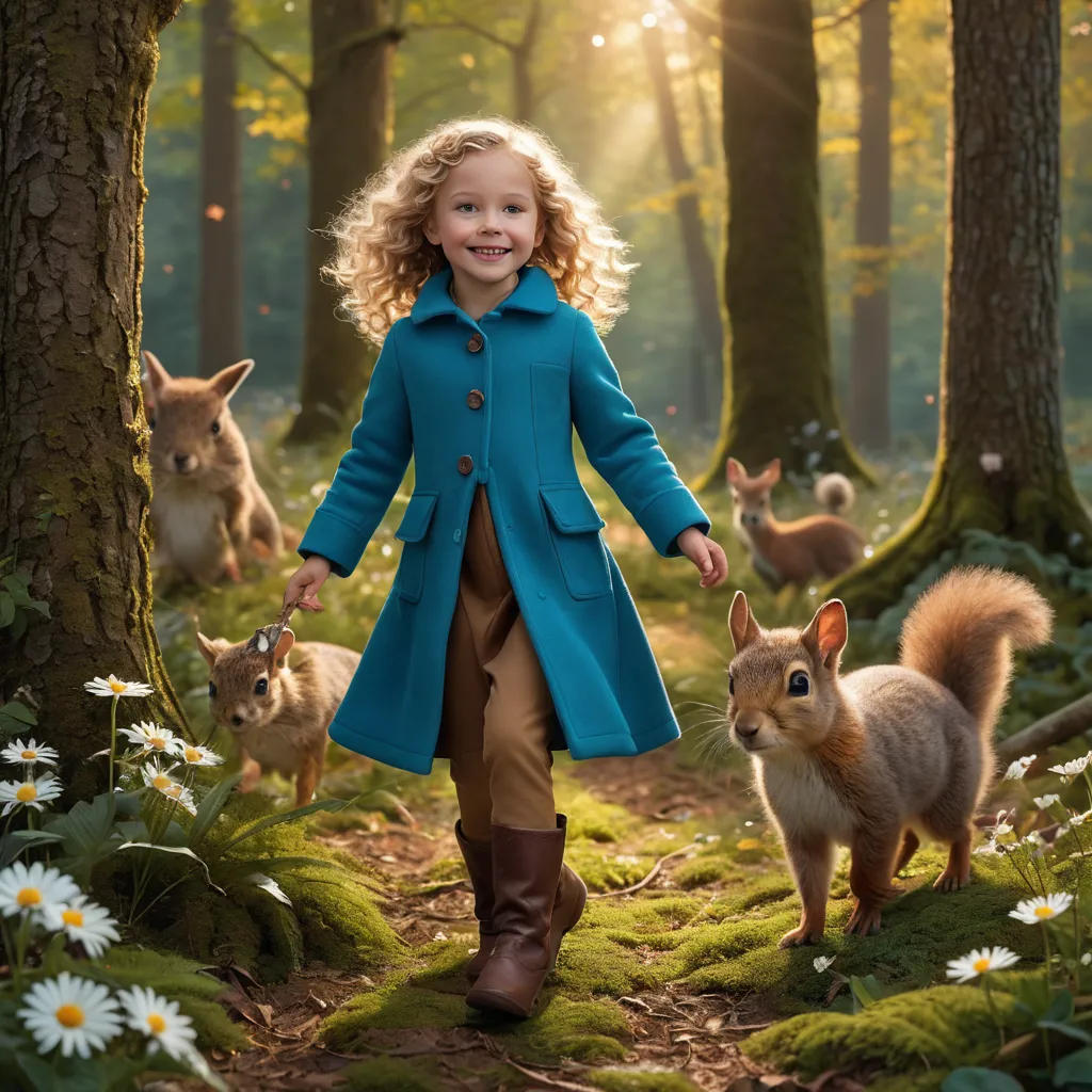 The Magical Journey of Lily and the Talking Animals