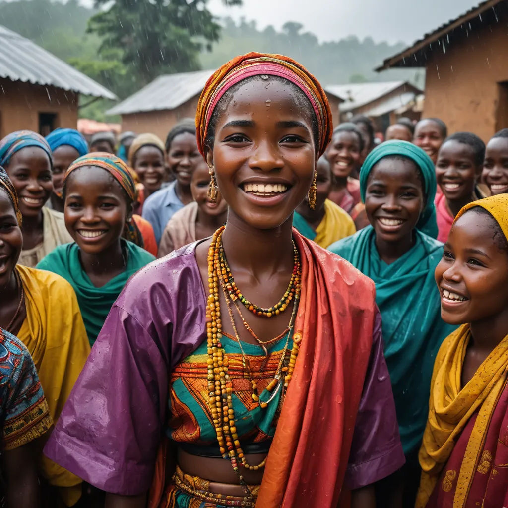 a group of women standing next to each other in front of a building with a smile on their face, primitivism, a picture, Chinwe Chukwuogo-Roy, award-winning photograph