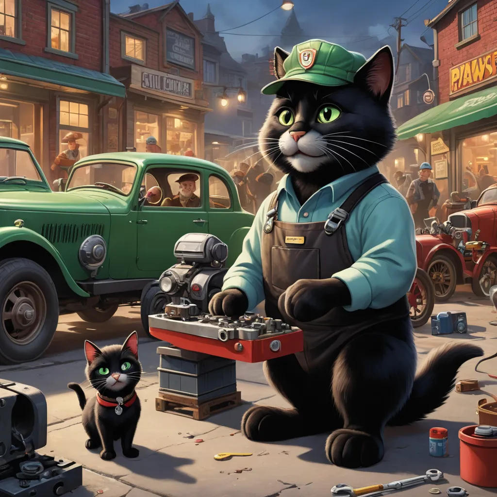 The Mechanic Cat