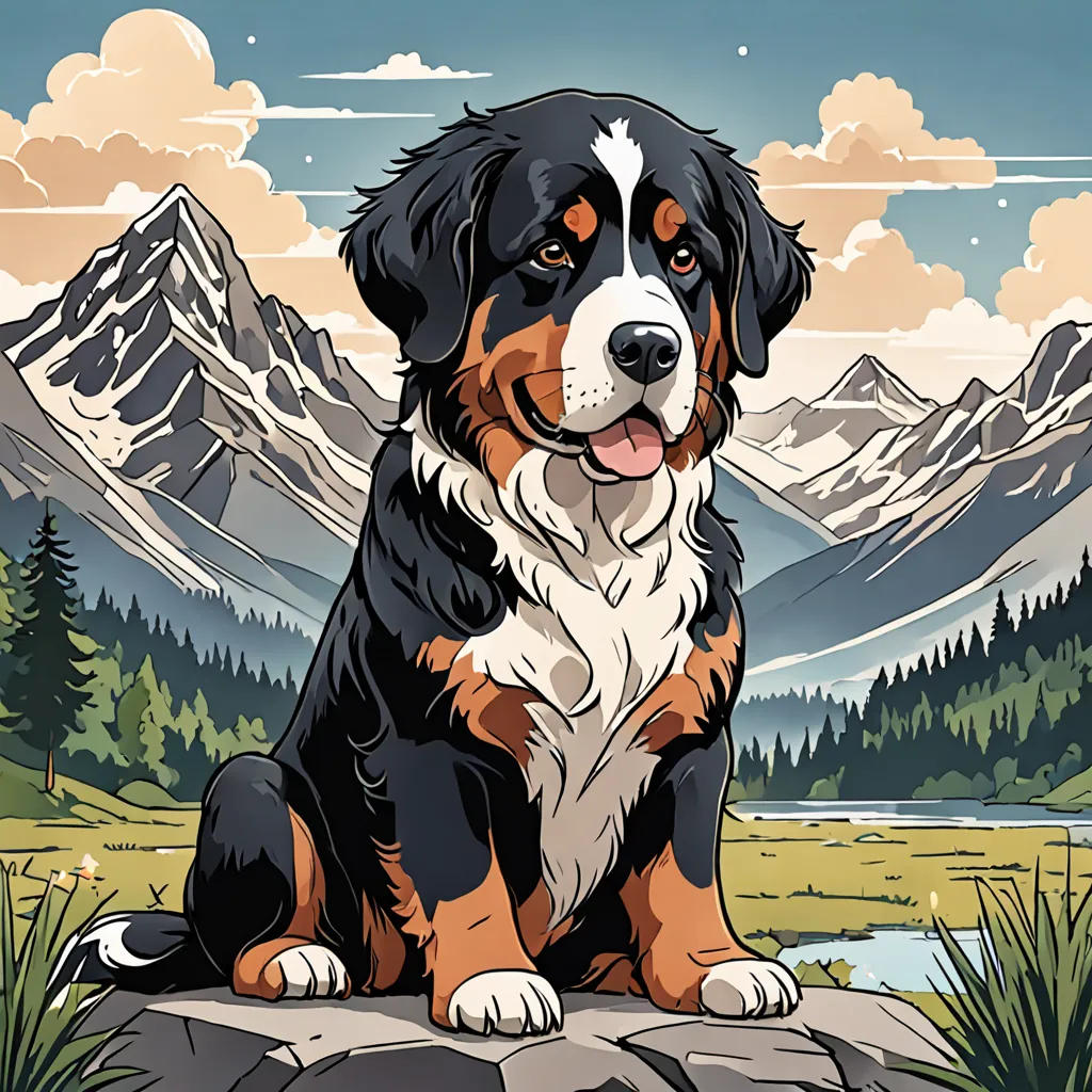 Kasmos the Bernese Mountain Dog