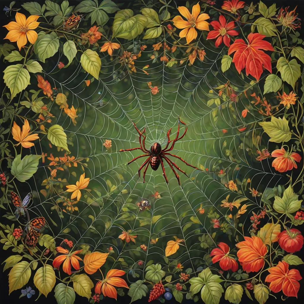 The Tricky Spider's Feast