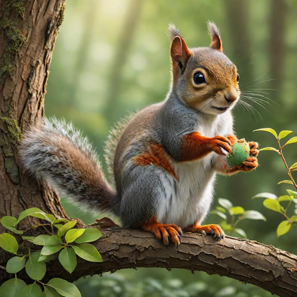 The Brave Little Squirrel