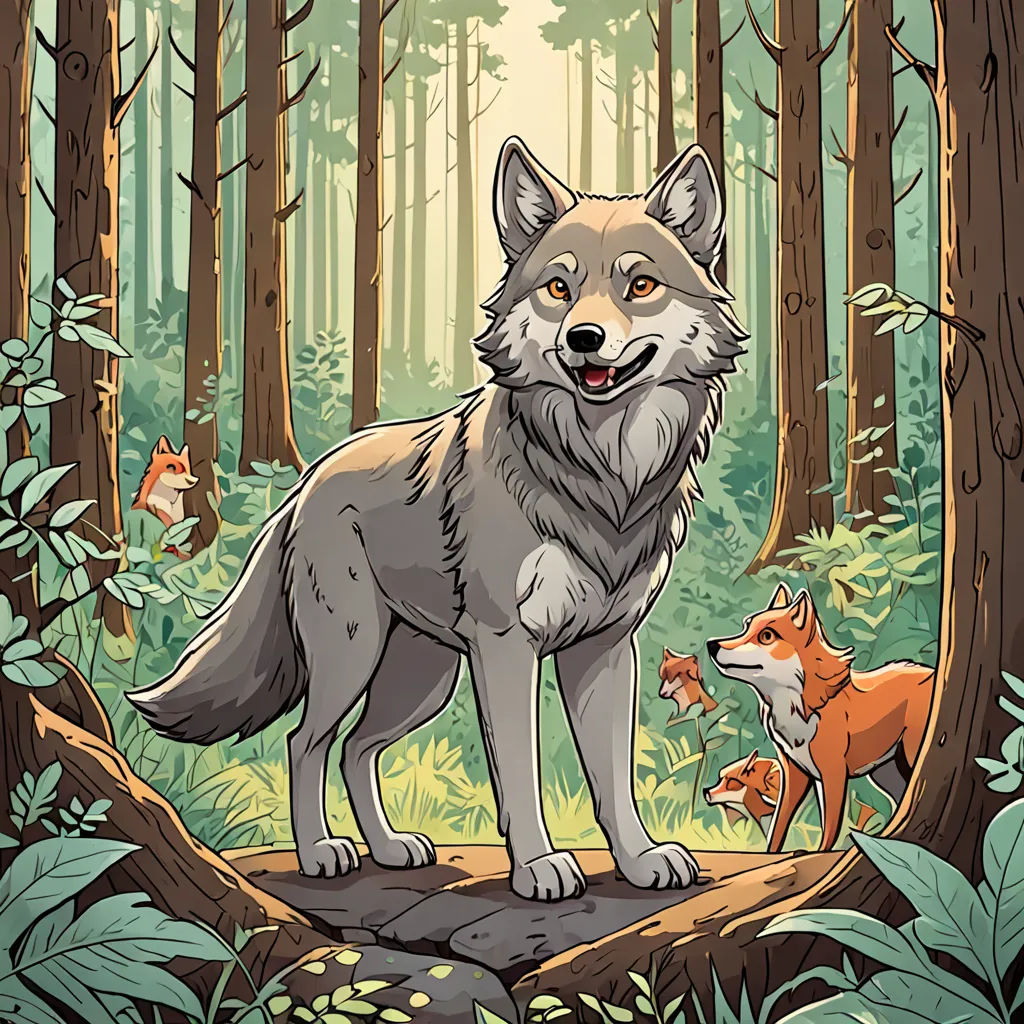 The Lost Wolf's Journey cover image