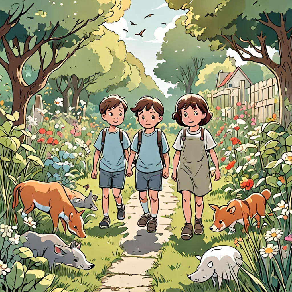 Ahmed and Mayssa's Animal Adventure