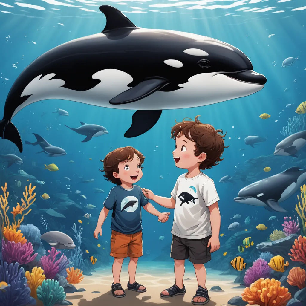 The Little Boy and the Baby Killer Whale | Story.com, image size:1024x1024