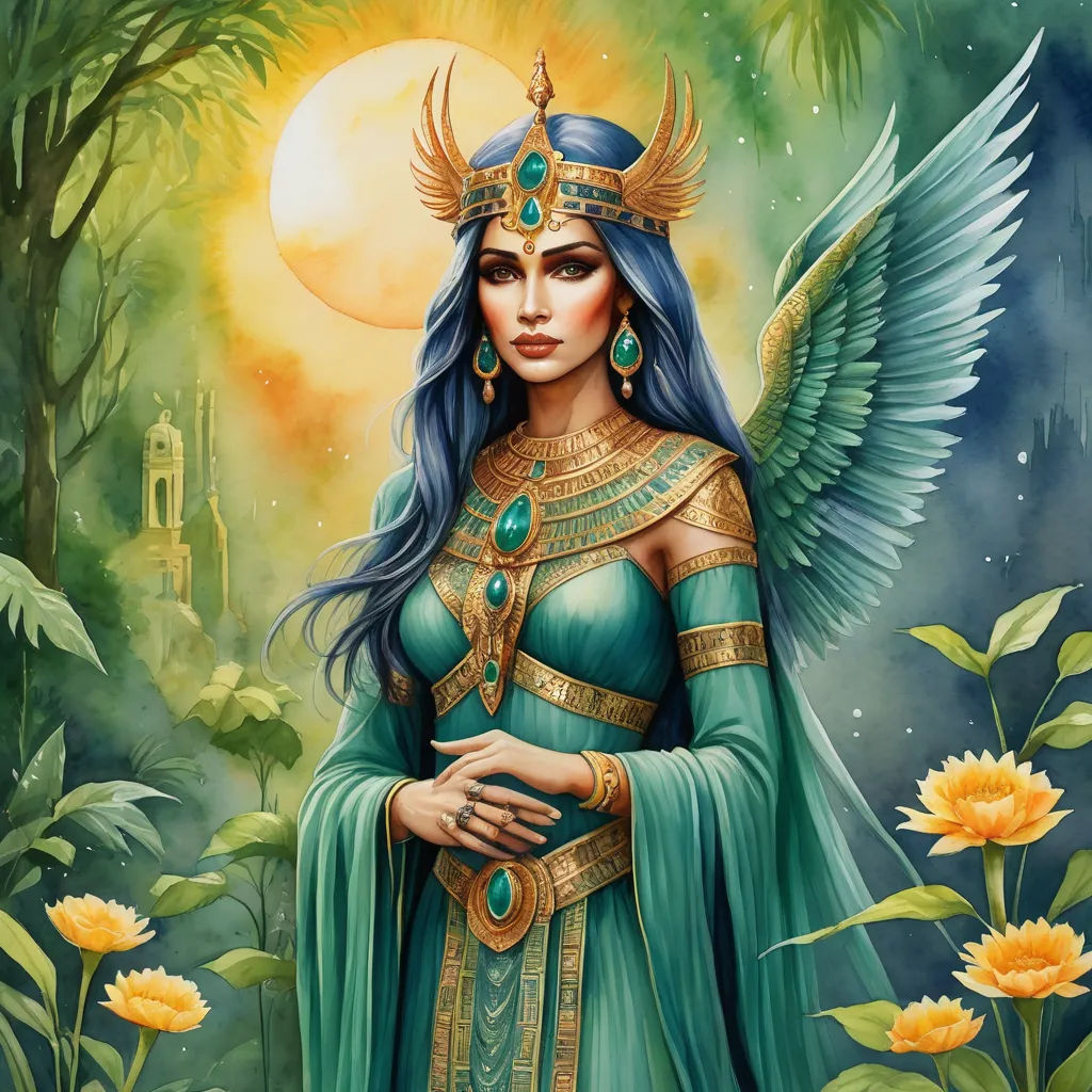 The Pharaonic Eye of Horus and the fairy Mira