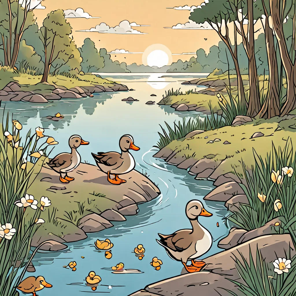 The Five Ducklings' Quest