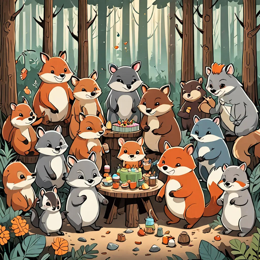 A Festa dos Bichinhos na Floresta
