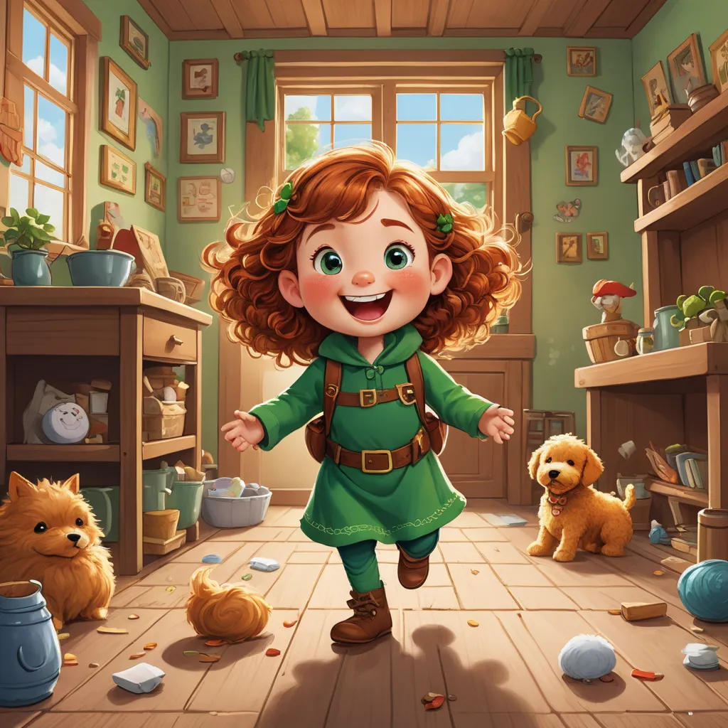 Lucky's Mischievous Visit