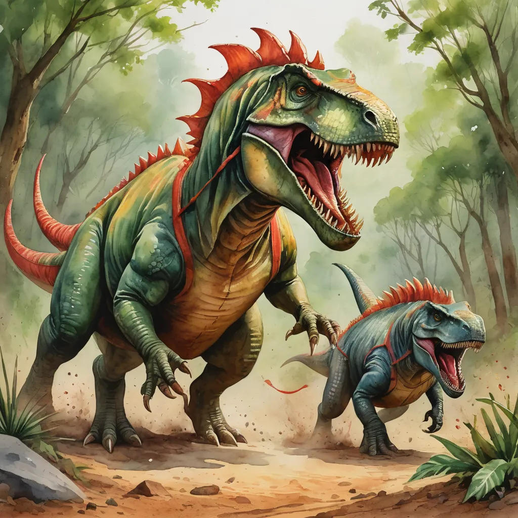 The Dinosaur Duel