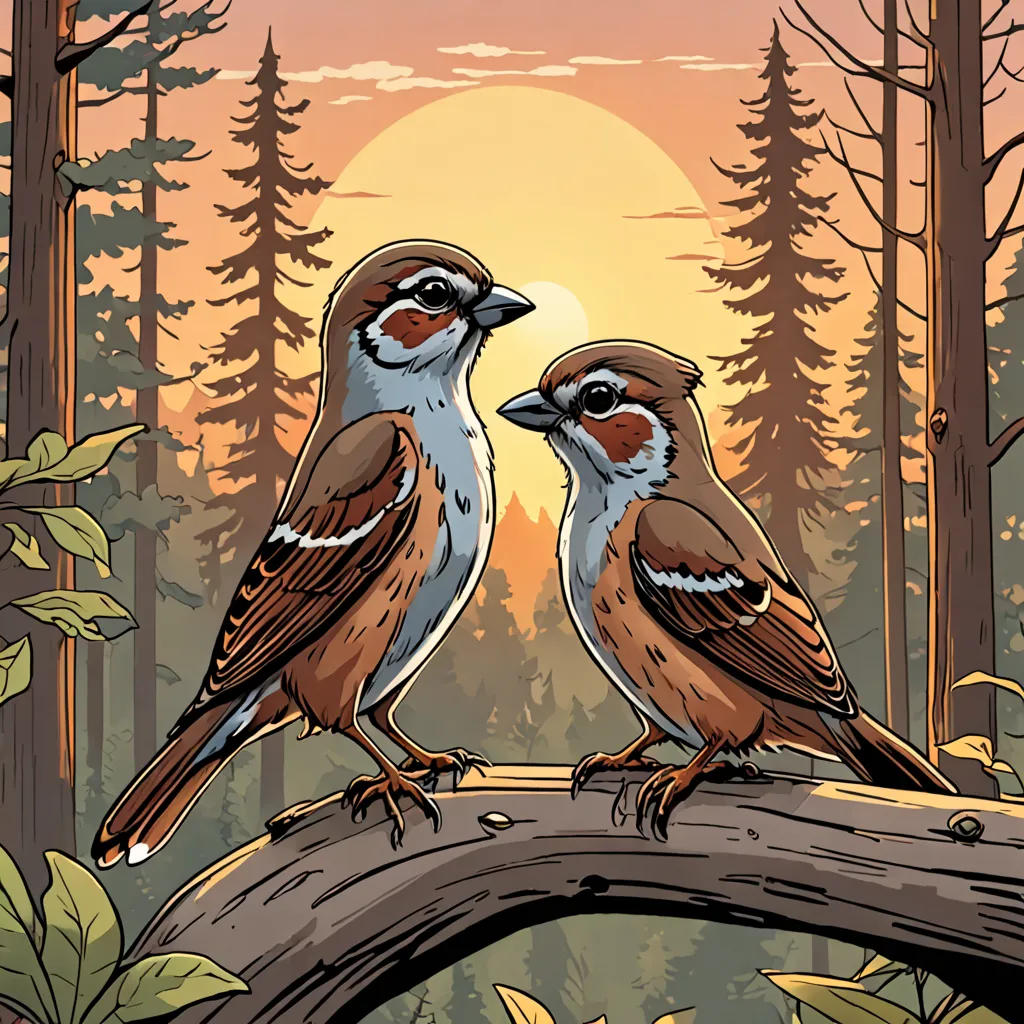 The Brave Little Sparrow