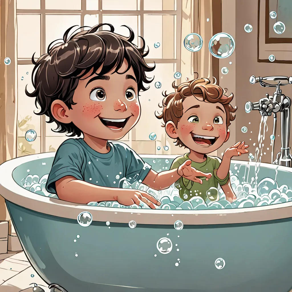 Bath Time with David