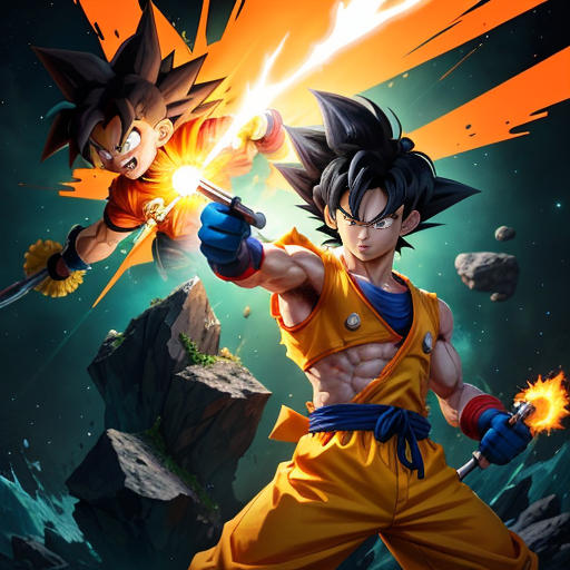 The Battle of the Saiyans and the Sponge