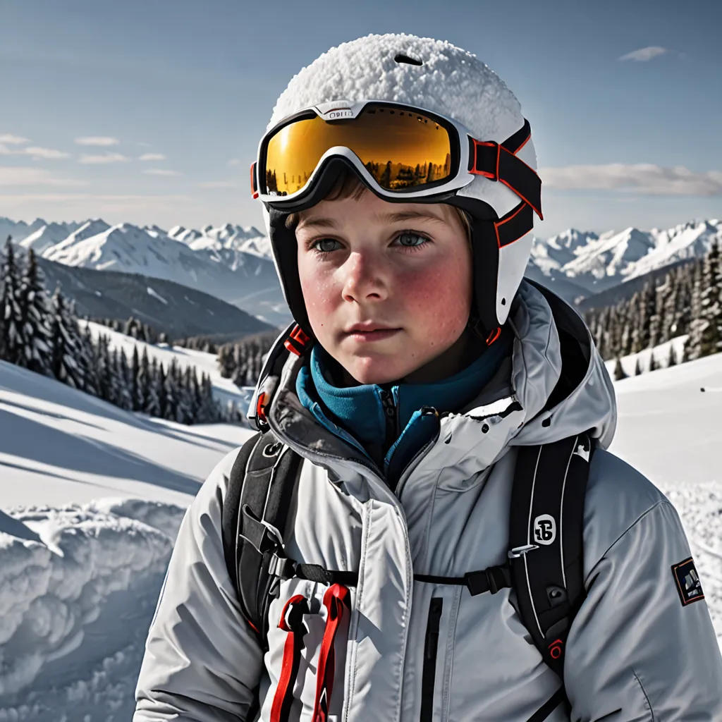 The Snowball Skier