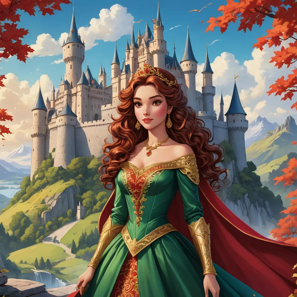 The Brave Princess and the Love-struck Dragon: A Tale of Love and Courage