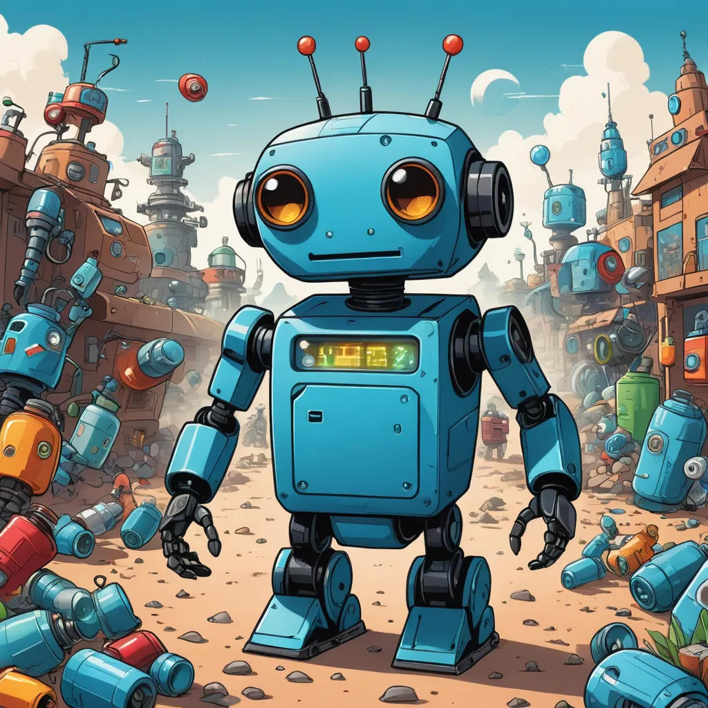 The Adventures of Robot Rizzy in the Land of Recycling