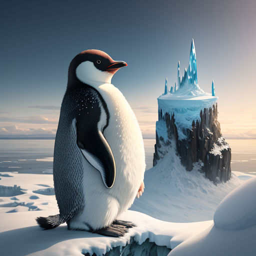 Penguin (Ice Blue)