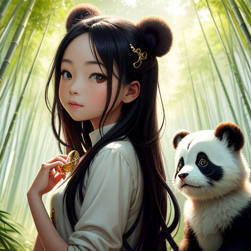 The little panda s adventure story