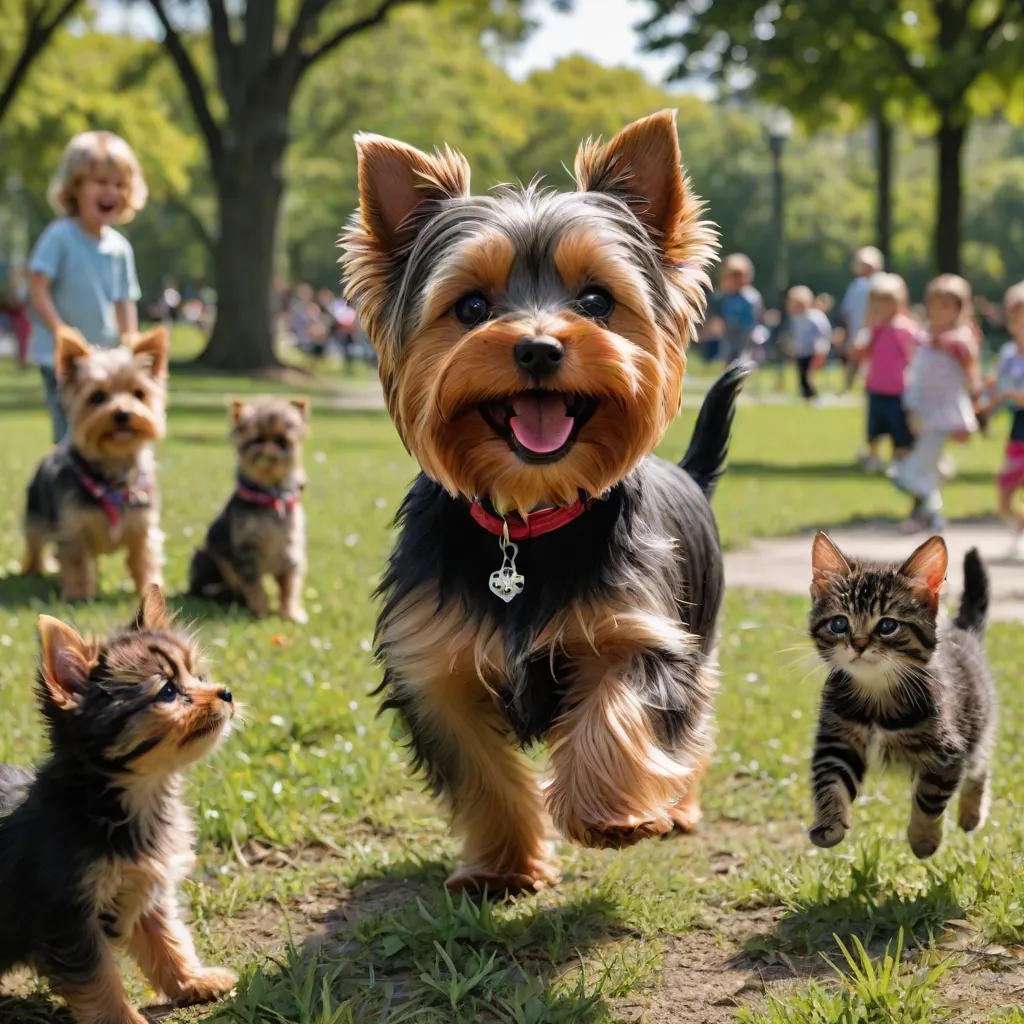 Yorkie's Day of Adventure