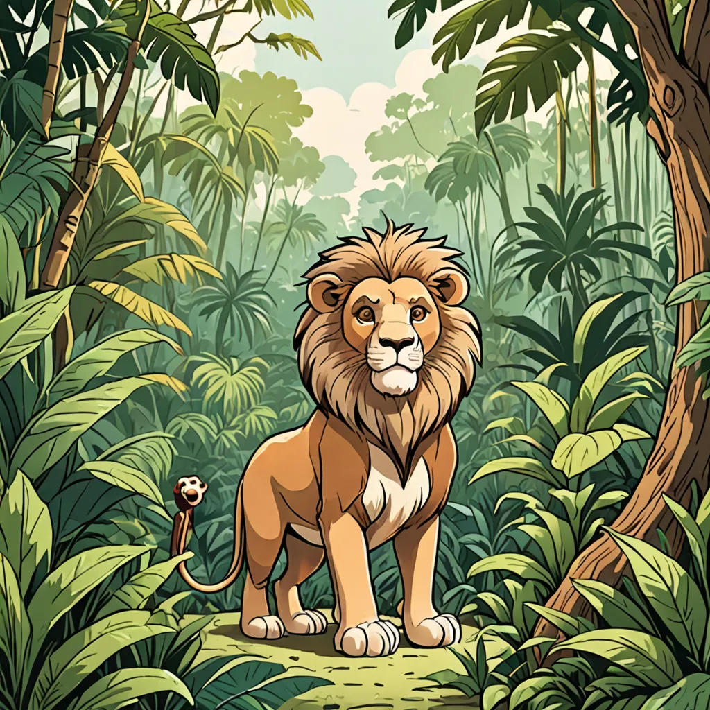 The Lion and the Monkey