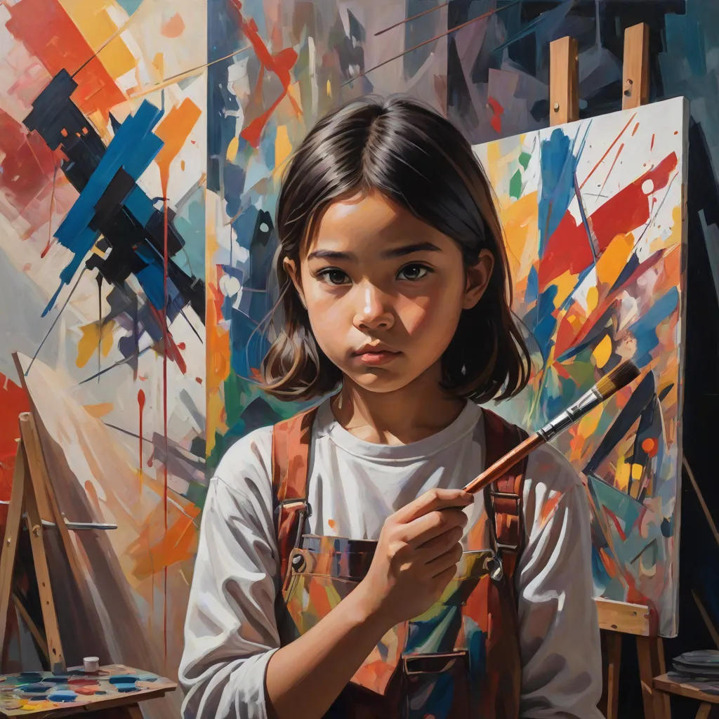 Strokes of colour 
