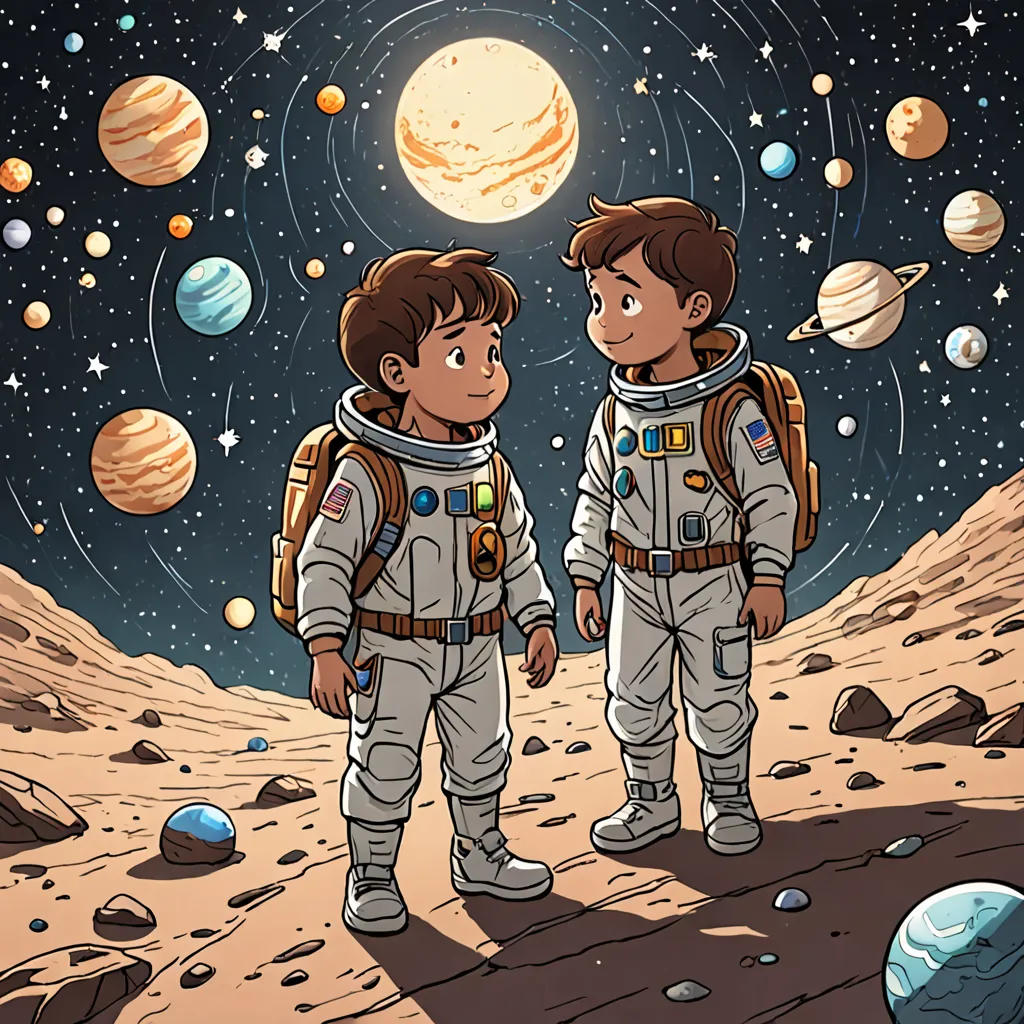 The Galactic Adventure of Daniel and Gaspar