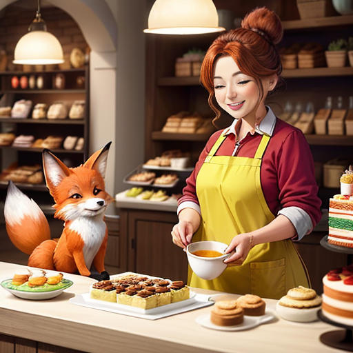 The Cake-Loving Fox