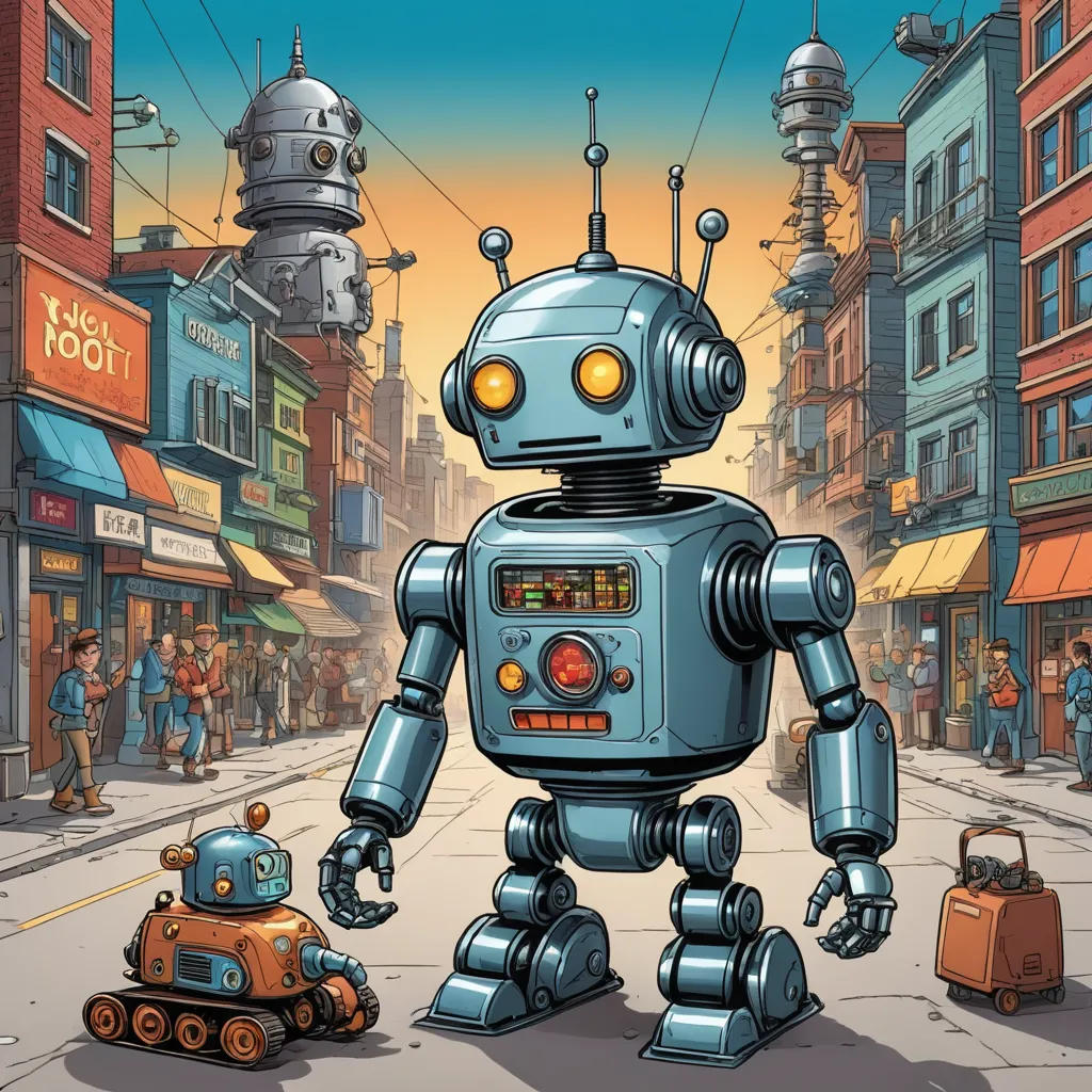 The Robot's Colorful Wires