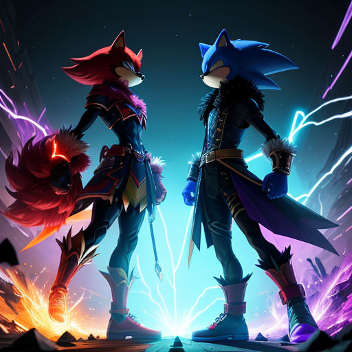 WellFighter - Sonic e Shadow 》 isa_illustrate