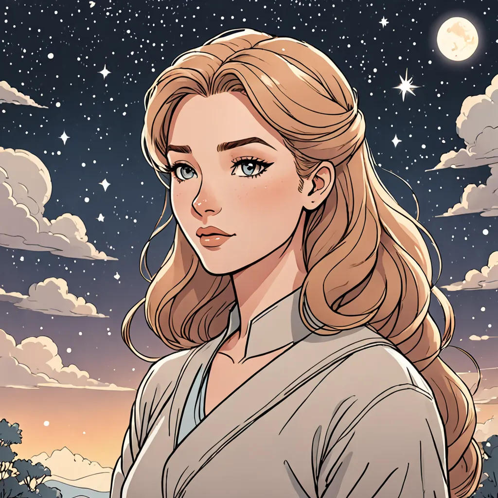 Nala and the Night Sky