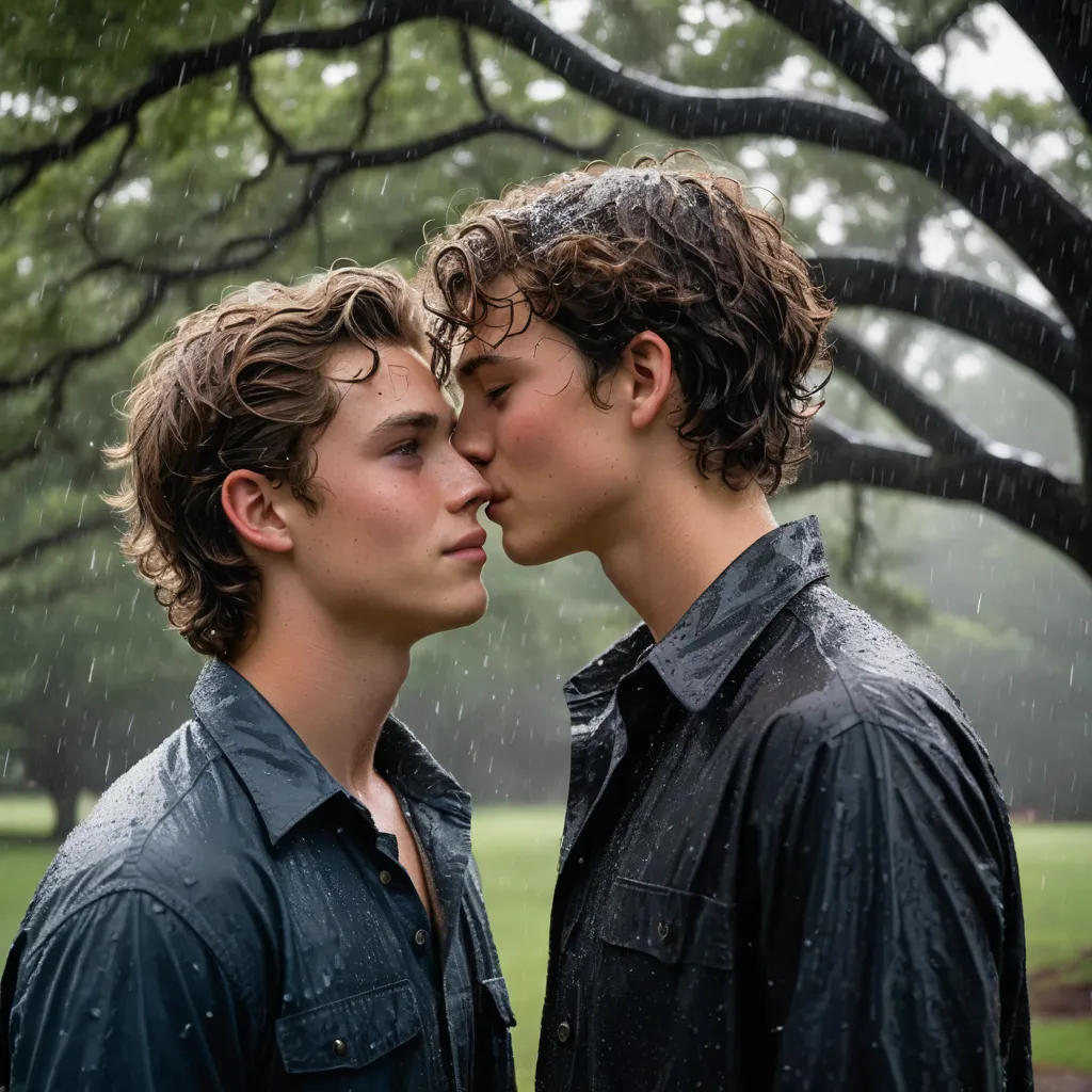 Sweet Kisses in the Rain