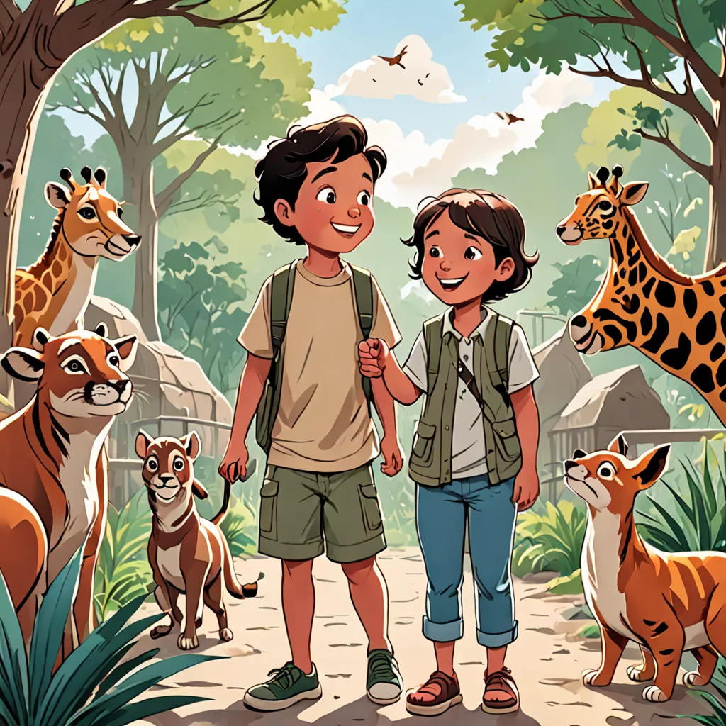 Sofy and Ali's Zoo Adventure