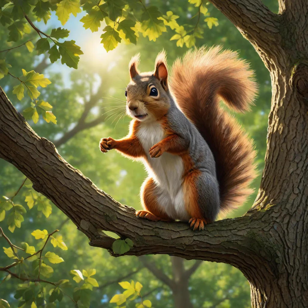 The Brave Little Squirrel