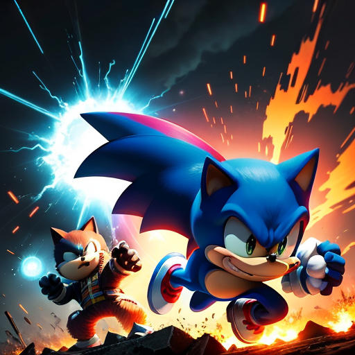 The Battle of the Blue Speedsters