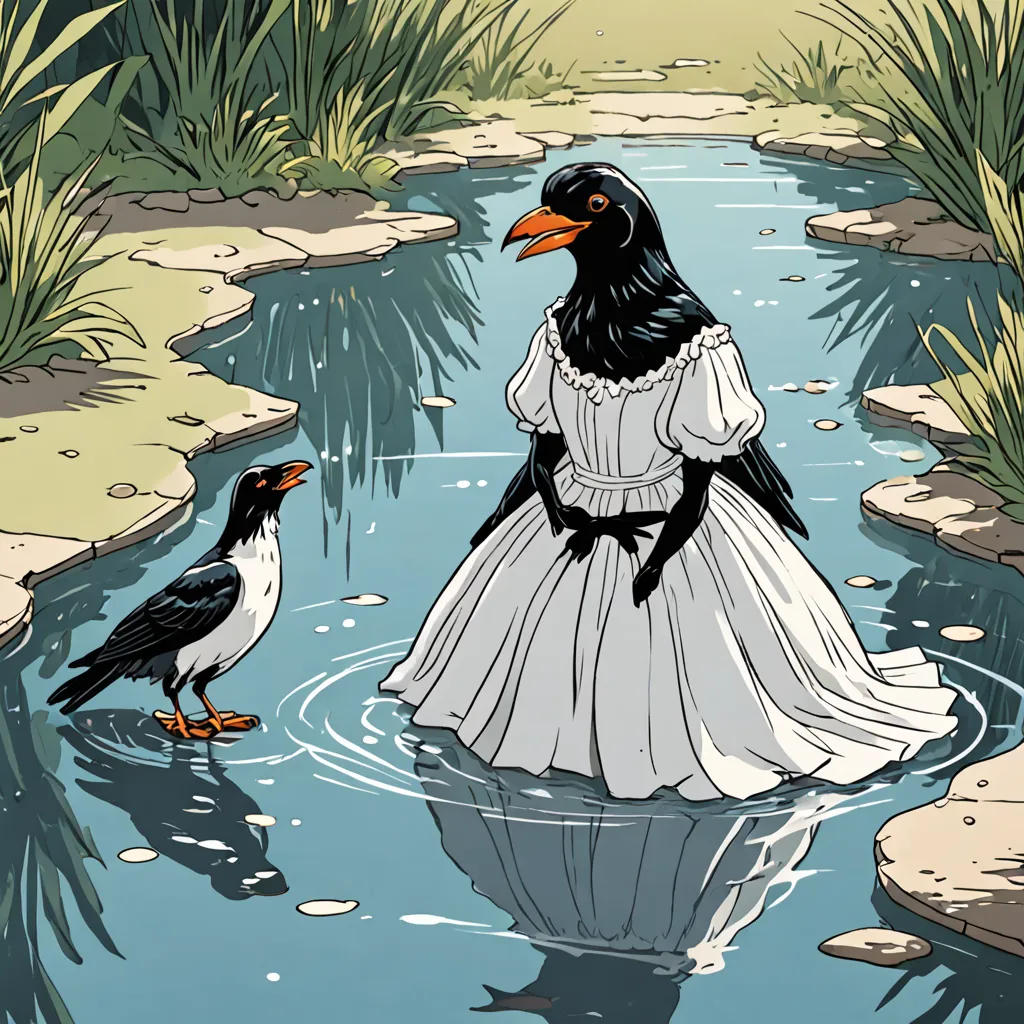 The Crow's White Dress