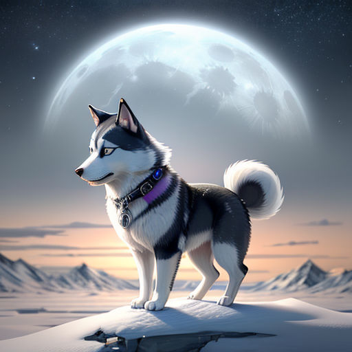 clever-bear30: sibirian husky anime cartoon