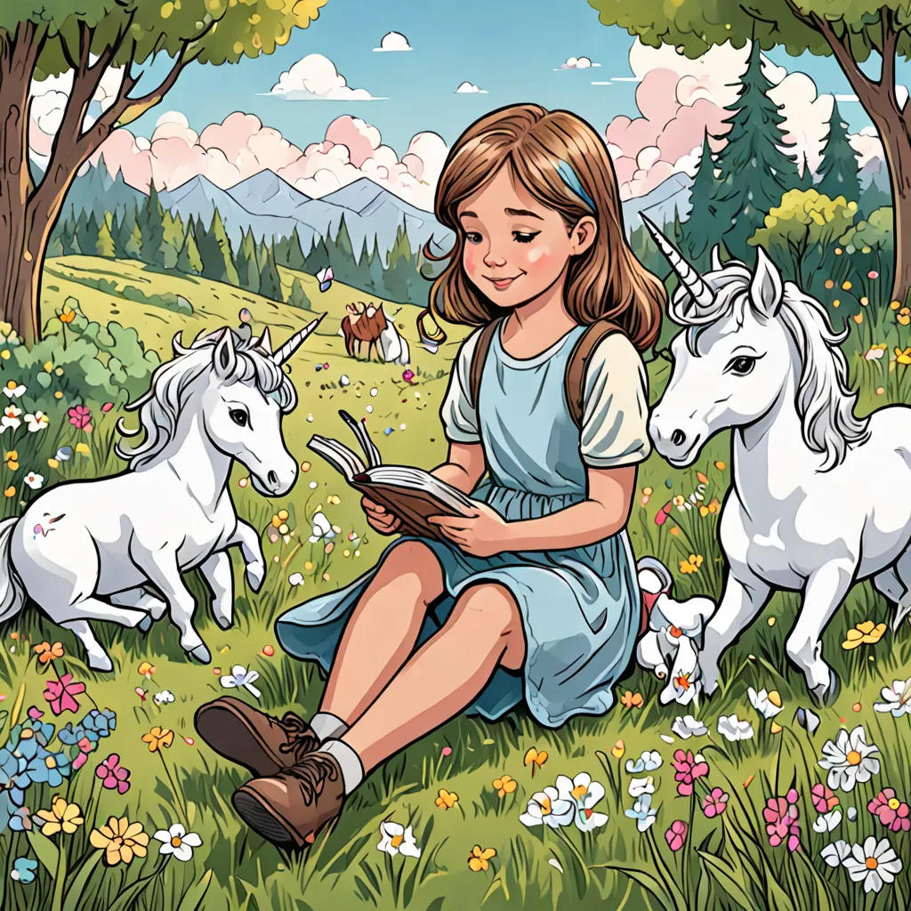 The Magical Unicorn Coloring Book