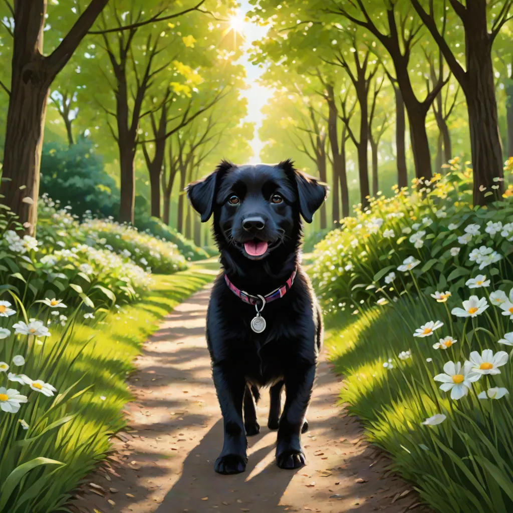 Barking RJ: A Little Black Dog's Adventure...