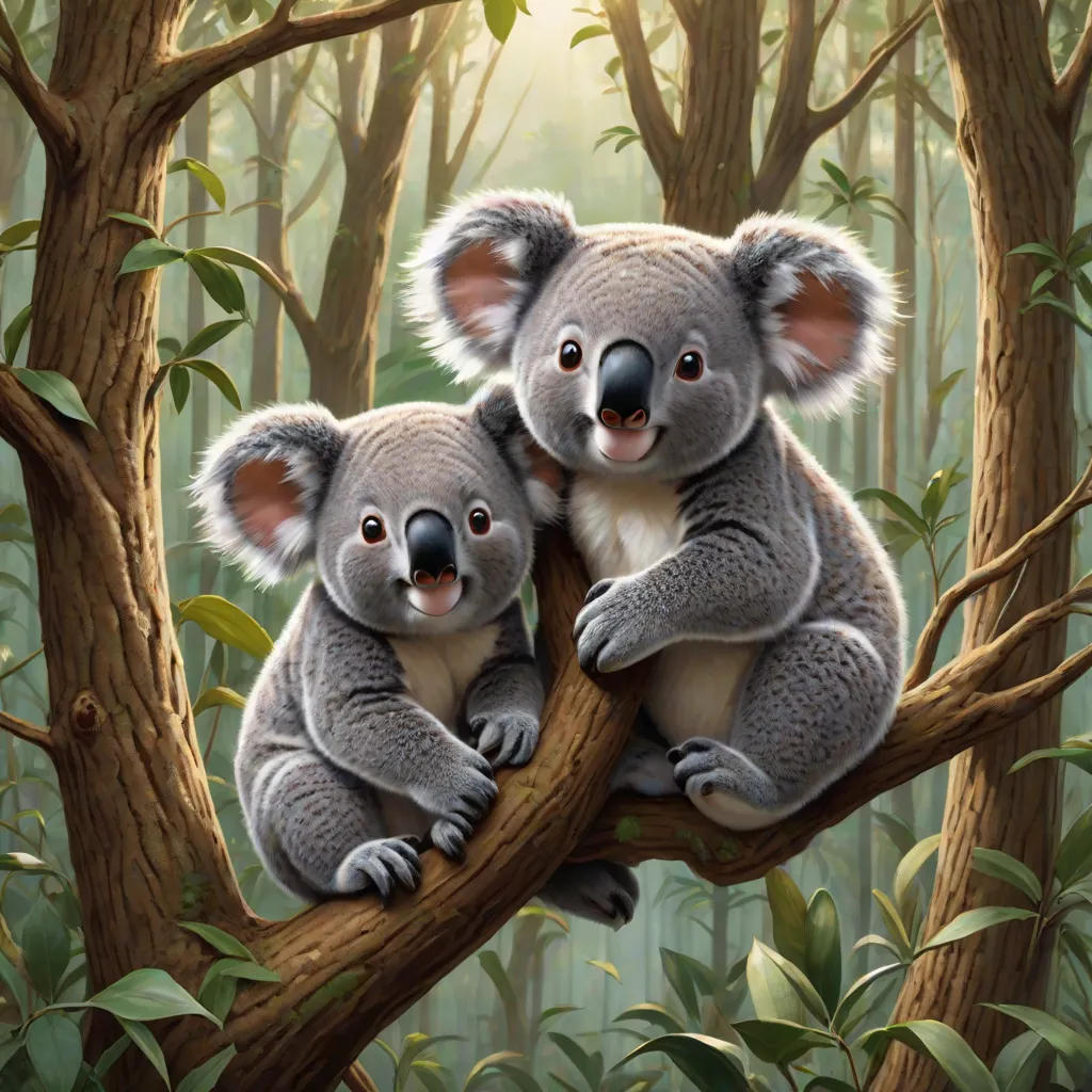 The Curious Adventures of The Twin Koalas Paul and Percy...