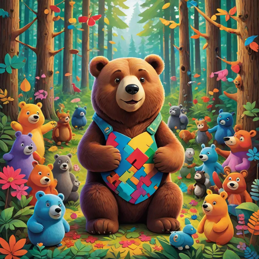 The Clumsy Bear's Adventure